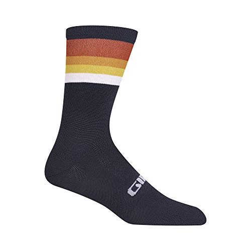 Giro Calze Comp Racer High Rise,Uomo,Midnight Blue Horizon,46-50 Xl