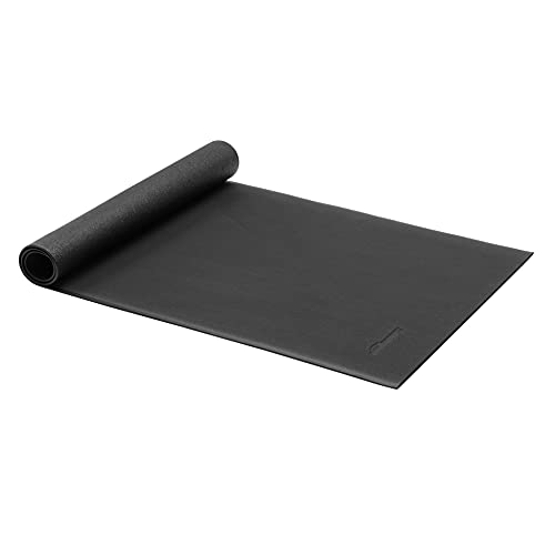 Amazon Basics - Tappetino Ad Alta Densità, Per Pavimenti Di Palestre, Tapis Roulant E Attrezzi Per Esercizi - 0,76 X 1,83 Metri, Nero