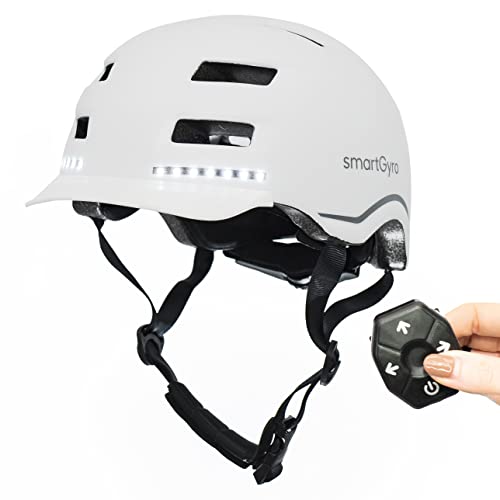Smartgyro Smart-Helmet Bianco Pro, M Unisex-Adulto, Bianco, M