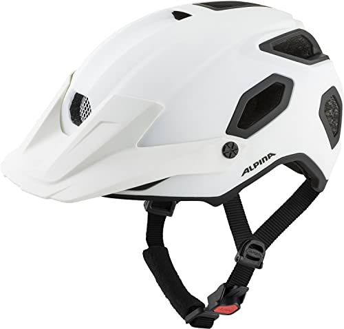 Alpina Comox, Casco Da Bicicletta Unisex Adulto, White Matt, 52-57 Cm