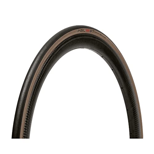 Panaracer Pneumatico Da Strada Pieghevole Agelist, Bicicletta, Nero/Ambra, 700 X 25C
