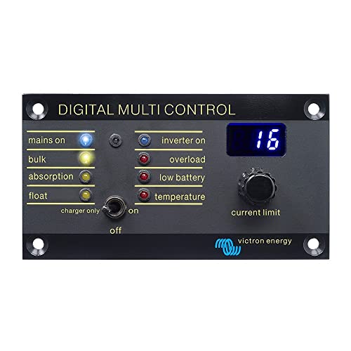 Victron Energy Nt-834, Panel Remoto Digital Multi 200/200A Unisex-Adulto, Alluminio Criss Cross, Standard