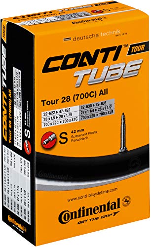 Continental Tour Tubes, Tube Unisex-Adult, Black, 32-622->47-622/42-635