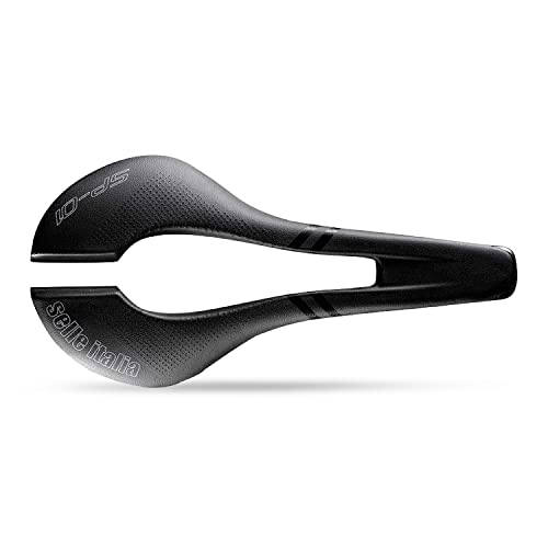 Selle Italia Sp-01, Sella Sp01 142X288Mm (L3) Superflow Nera-Peso: Unisex Adulto, Nero