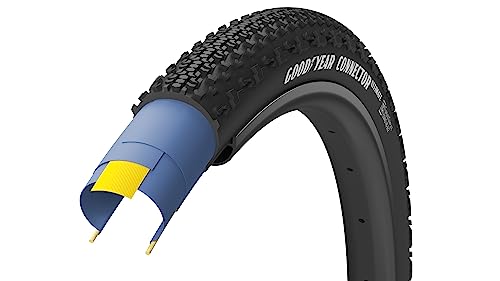 Goodyear, 700X40C, Nero Unisex Adulto, Connettore Pneumatico, Pieghevole, Tubeless Pronto, Dynamic:A/T, Ultimate, 120Tpi, Bici