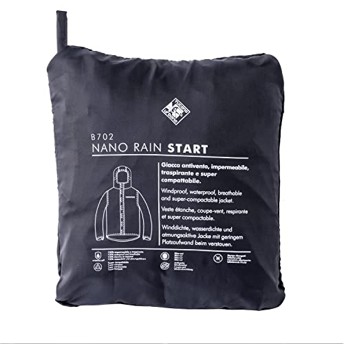 Tucano Urbano Nano Rain Start-X Small-Dark Blue-New22, Abiti-Pioggia Unisex-Adulto, Blu Scuro, Xs