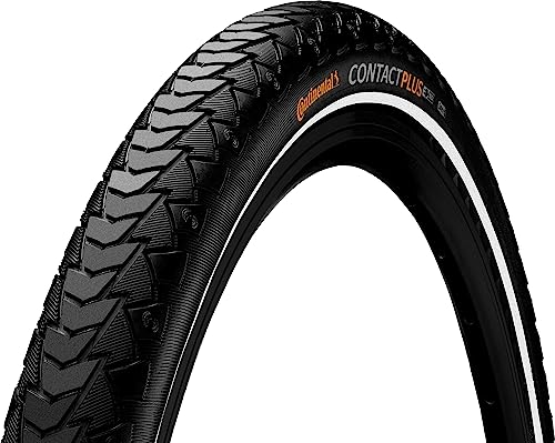 Continental Contact Plus, Pneumatico Unisex Adulto, Nero, 24 X 1.75