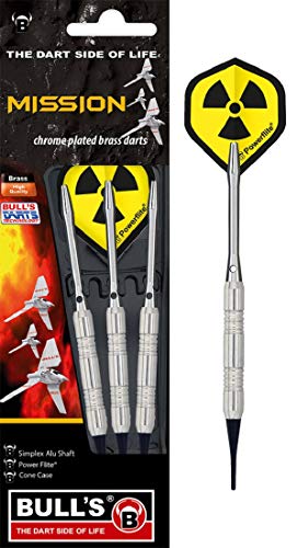 Bulls Unisex Mission Softdart 3 Pezzi 18 G, Multicolore, Medium