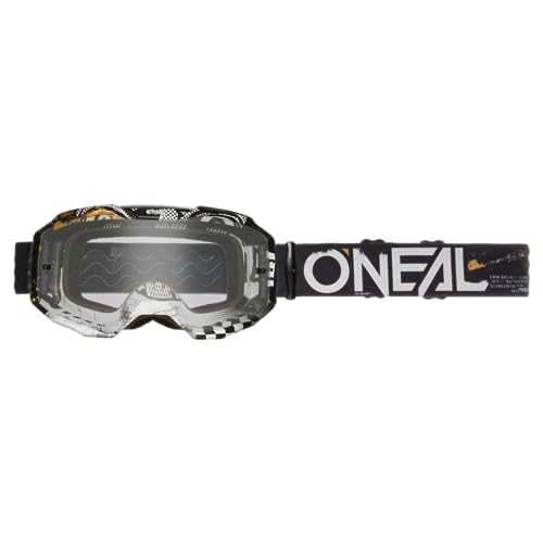 O'Neal | Gafa Bicicleta Y Motocross | Mx Mtb Dh Fr | Lente Resistente Agli Attacchi Con Trattamento Antivaho, 100% Protezione Uv | Gafa B-10 Attack V.