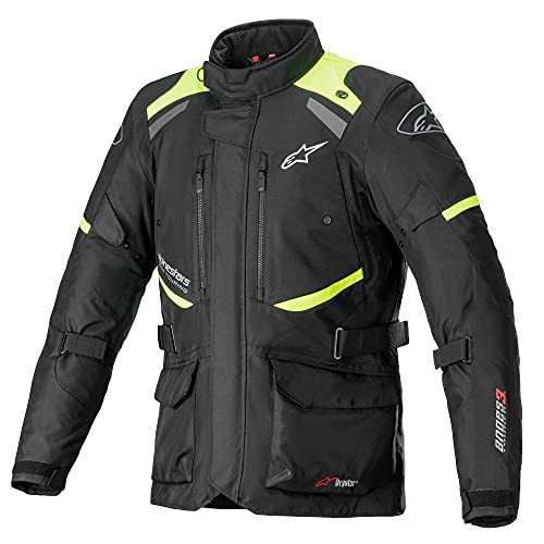 Alpinestars Stella Missile V2 - Giacca In Pelle, Colore: Nero/Nero