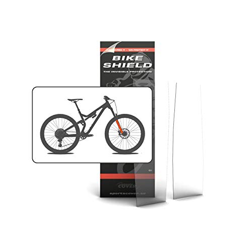 Bike Shield Fork, Kit Scudo Unisex-Adulto, Trasparente, Taglia Unica
