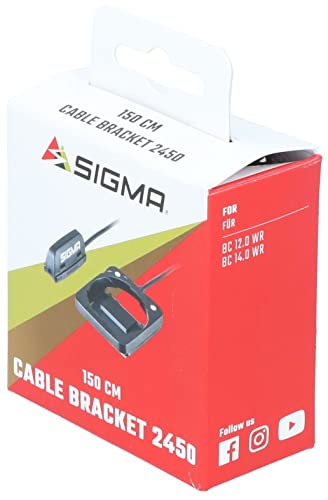 Sigma 4016224005338, Supporto Computer Orig. 2450 Con Cavo 150Cm# Unisex-Adult, Nero, 150 Cm