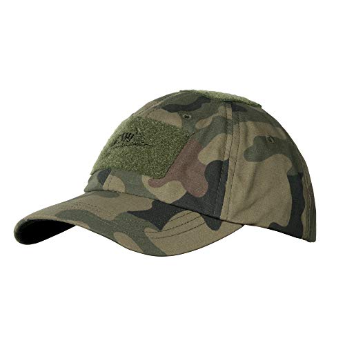 Helikon Berretto Da Uomo Tex Tactical Bbc In Policotone, Ripstop-Pl, Polish Woodland, Taglia Unica