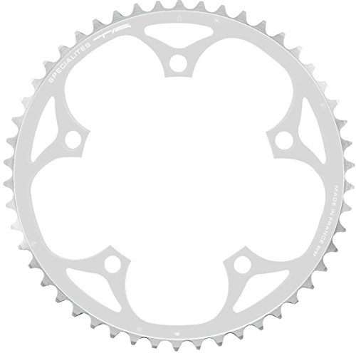 Spécialités Ta Vento 135Pcd Campagnolo, Corona A 9/10 Velocità Unisex-Adulto, Esterno 48T, Argento