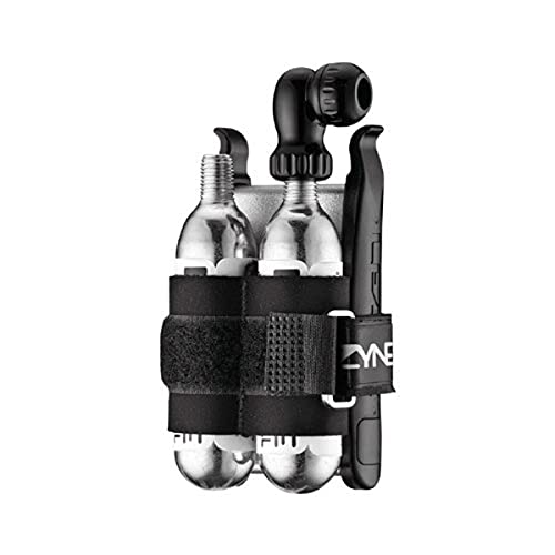 Lezyne Twin Co2, Kit Gonfiaggio Unisex-Adulto, Nero, Misura Standard