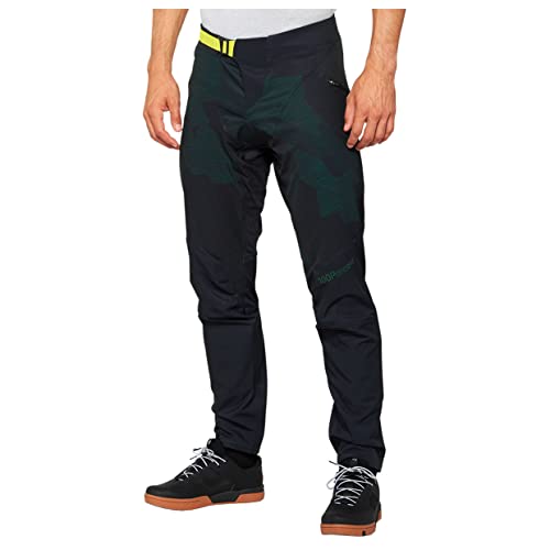 100% Mtb Wear Airmatic Le Pants Black Camo, 30, Unisex Adulto, Nero, M