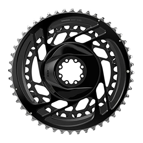 Sram Force D2 Road 2 X 12 Velocità, Corone Dentate Unisex-Adulto, Nero, 46/33 Zähne