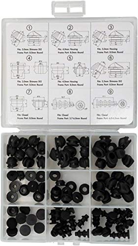 Jagwire Frame Plug Combo Box, Ricambi Unisex, Nero, Taglia Unica