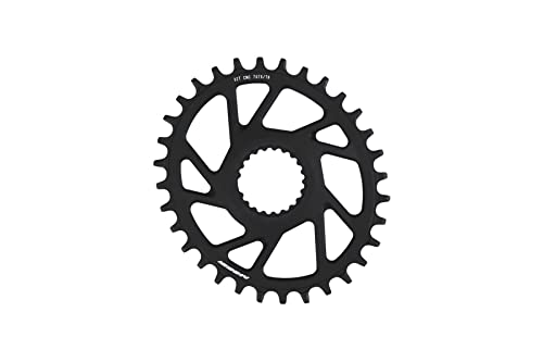 Massi Compatibile Con Gruppo Shimano Xtr/Slx/Deore 12 Velocità, Directmount N-W Shiman12V Oval Piatto Per Bicicletta, Nero, 32 T