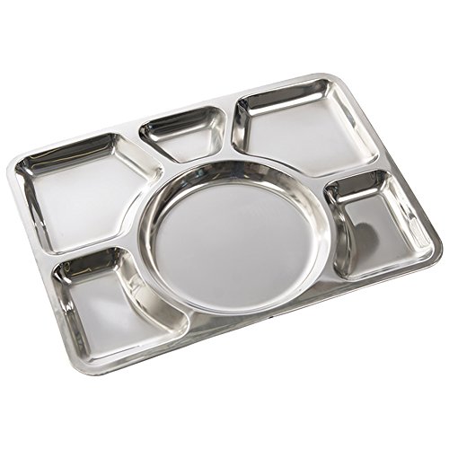 Mil-Tec 14676000-Piastra Per Mensa, Piastra Unisex Adulto, Argento, Taglia Unica