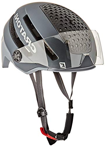 Cratoni 2015049801, Casque Commuter Pedelec Gris Taille, Casco Da Bicicletta Unisex-Adulto, Nero, Taglia Unica