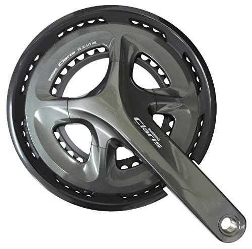 Shimano Claris, Guarnitura Per Catena Unisex Adulto, Nero/Grigio, Taglia Unica