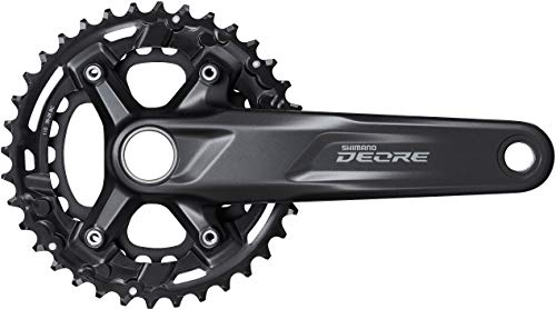 Shimano, Fc-M5100 Deore 2X11S Crankset 36/26 Teeth X 175Mm Unisex Adulto, Nero, One Size