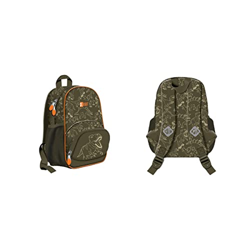St.Right T-Rex Junior Bp70 Zaino Per La Scuola, Brown