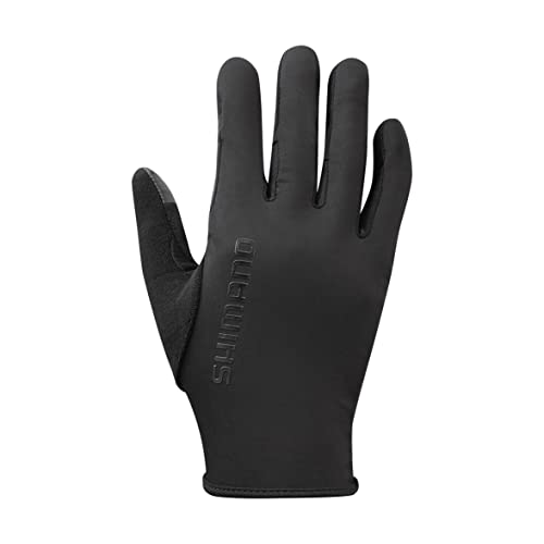 Shimano Abbigliamento Unisex Windbreak Race Guanti, Nero, Taglia S