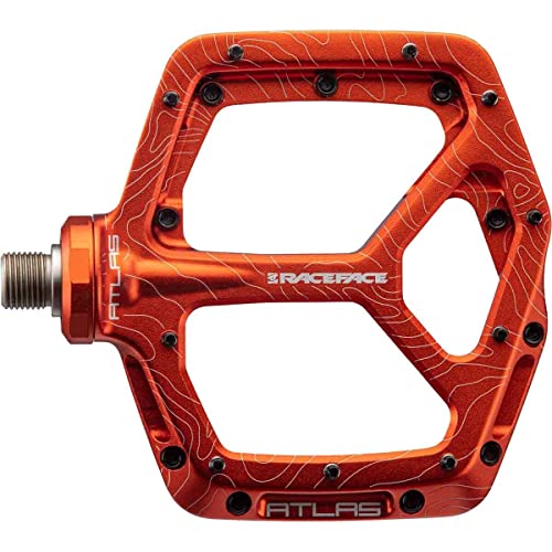 Race Face, Pédales Atlas-Orange 2021 Unisex Adulto, Nero, One Size