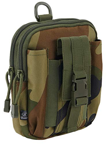 Brandit Molle Pouch Functional, Color: Woodland, Size: Os
