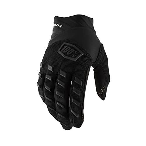 100% Mtb - Guanti Airmatic, Taglia S, Colore: Nero