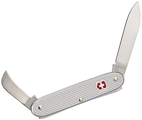 Victorinox Swiss Army 2 Alox, 93 Mm, Con Nervature In Argento