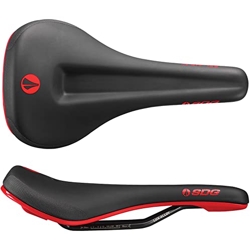 Sdg Sella Bel-Air 3 Max Lux/Alluminio, Nera/Rossa