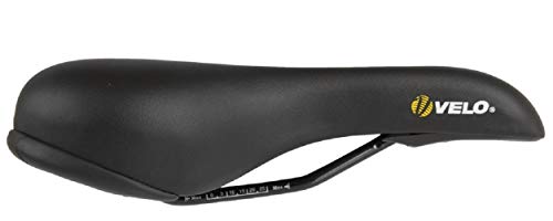 Velo Saddle Plush Deep Channel, Nero, 243 X 155 Mm