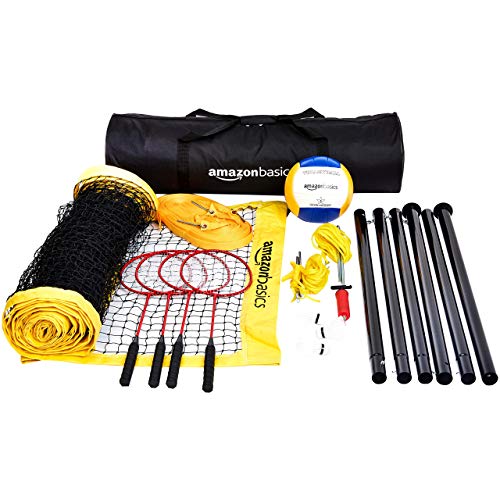 Amazon Basics - Set Combo Pallavolo E Badminton