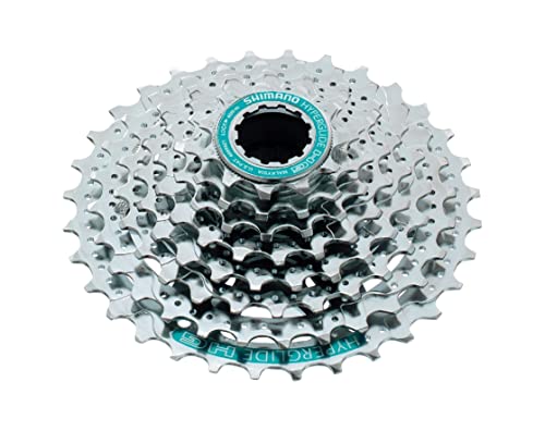 Shimano Amcshg508225, Cassetta Pignoni, 12/25, 8 Velocità, Argento