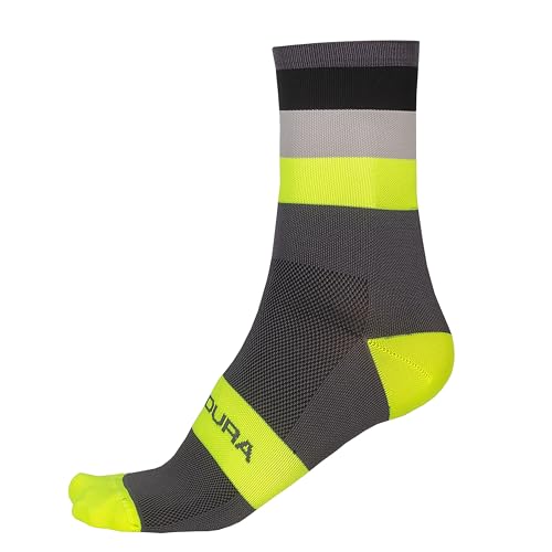 Endura Bandwidth Ciclismo Calzini Per Uomo, Hi-Viz Yellow, S