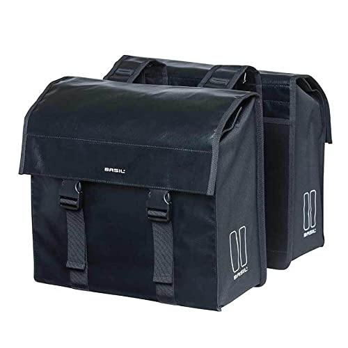 Urban Load 48-53L - Basil - Sacoche Vélo Double - Noir Mat