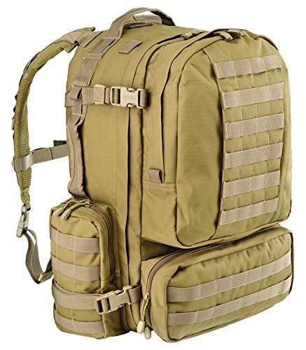 Defcon 5 Modular Backpack, Zaino Unisex, Coyote Tan, 30 X 56 X 35 Cm