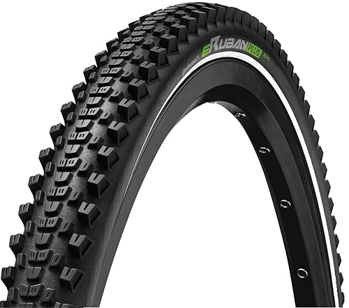 Continental Eruban Plus, Bicycle Tire Unisex-Adult, Black, 29", 29 X 2.10