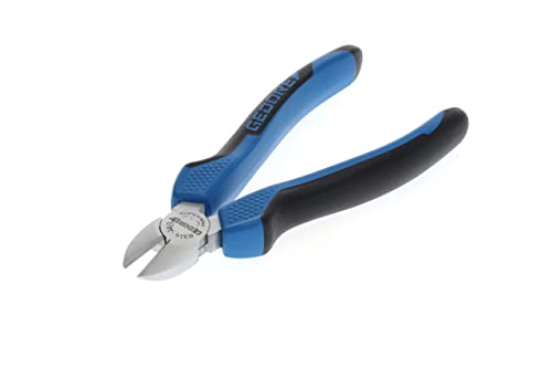 Gedore Tronchese Laterale Per Filo Medio-Duro Fino A 1.6 Mm, Svedese, Impugnatura Antiscivolo, Temprata, Lunga 160 Mm, 8314-160 Jc