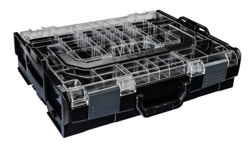 Sortimo L-Boxx 102 6100000362 Cassetta Degli Attrezzi In Abs Nero, Trasparente (L X P X A) 445 X