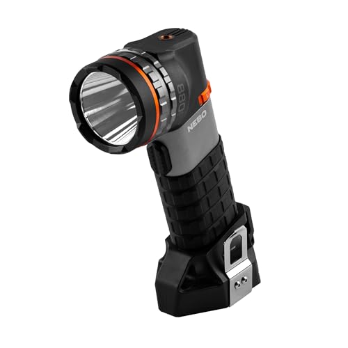 Nebo Luxtreme Sl50 - Faretto Ricaricabile Con Alloggiamento In Alluminio Anodizzato Resistente Per Aeromobili | Cavo Di Ricarica Usb E Batterie Inclus