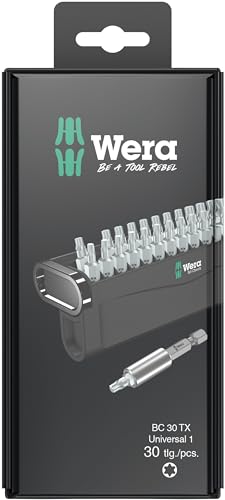 Wera 05057900001 Bit-Check 30 Tx Universal 1 Sb, 30 Pezzi