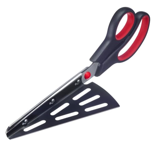 Westmark Antonio - Forbici Per Pizza E Pizza, Ottimo Gadget Da Cucina Ideale Per Pizza O Torte Fiamme, Senza Bpa, Acciaio Inox, Pp, Tpr