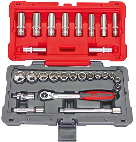 Ks Tools Ultimate 922.0627 - Confezione Da 27 Bussole/Accessori 3/8"