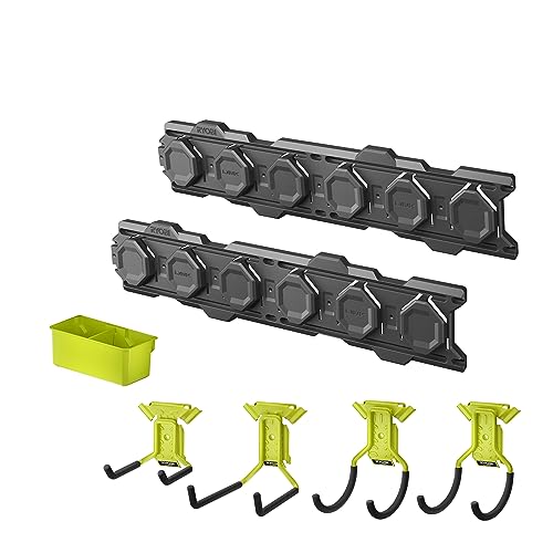Ryobi - Kit Di Intallazione Completo Link, Portaoggetti Per Garage E Officina (7 Pezzi) - Sistema Link - Rslwpk-7Pc