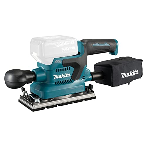 Makita Dbo382Z - Levigatrice Per Finitura Brushless Agli Ioni Di Litio, 18 V, Batterie E Caricabatterie Non Inclusi