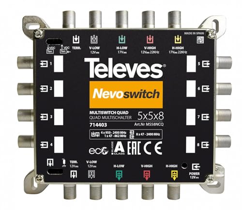 Televes Ms58Ncq - Commutatore Nevo Con Nt Abakus
